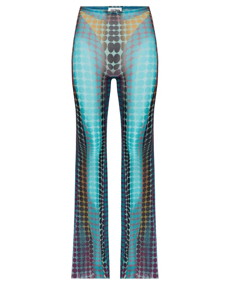 Jean Paul Gaultier Re-Edition: Flare Trousers" Trousers Blue