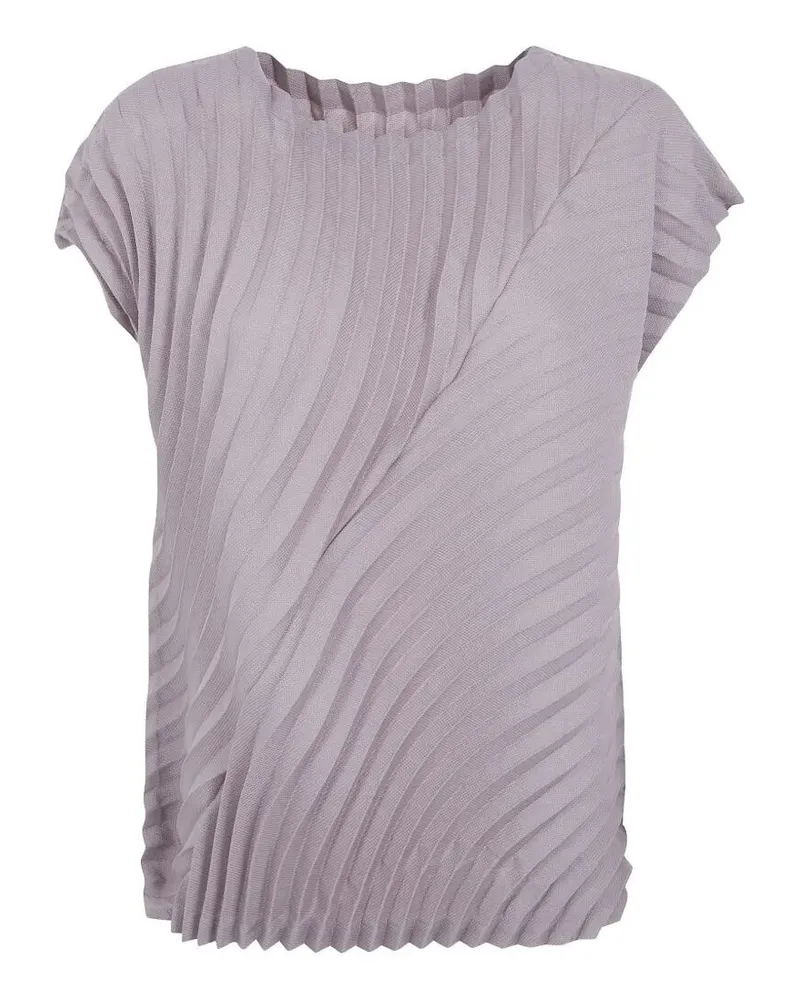 Issey Miyake Circle Pleats Pb Shirt Gray