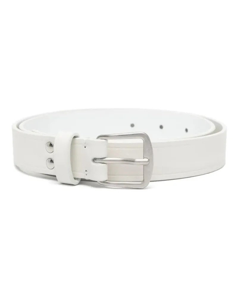 Ann Demeulemeester Willow 2,5Cm Belt Oily Calf Skin White