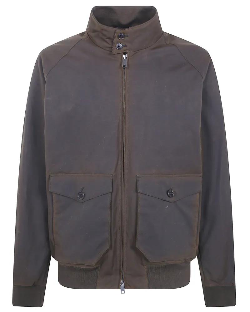 Baracuta Waxed Cotton Jacket "G9" Pocket Gray