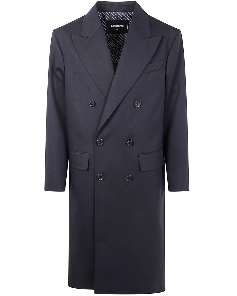 Dsquared2 Evening Double Breast Coat Black