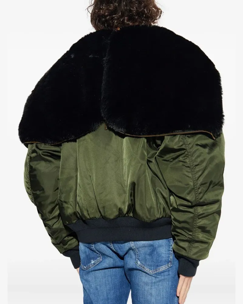 Dsquared2 Aviator Hooded Bomber Green