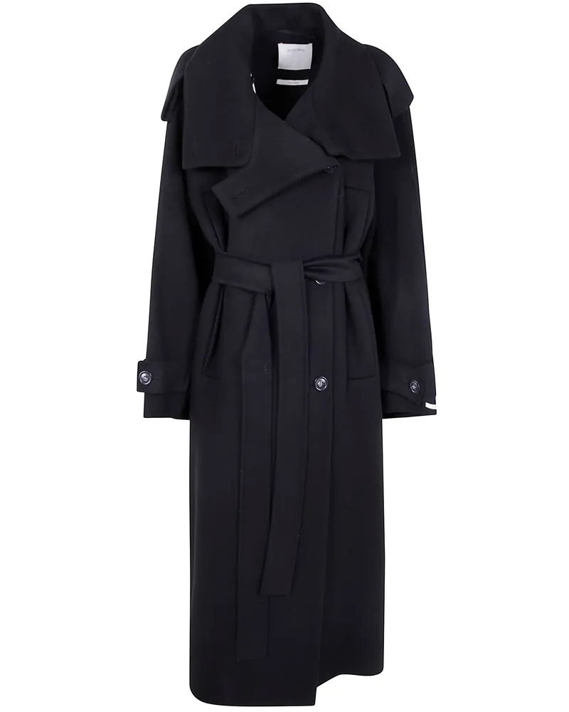 Max Mara Yole" Classic Oversized Coat Black
