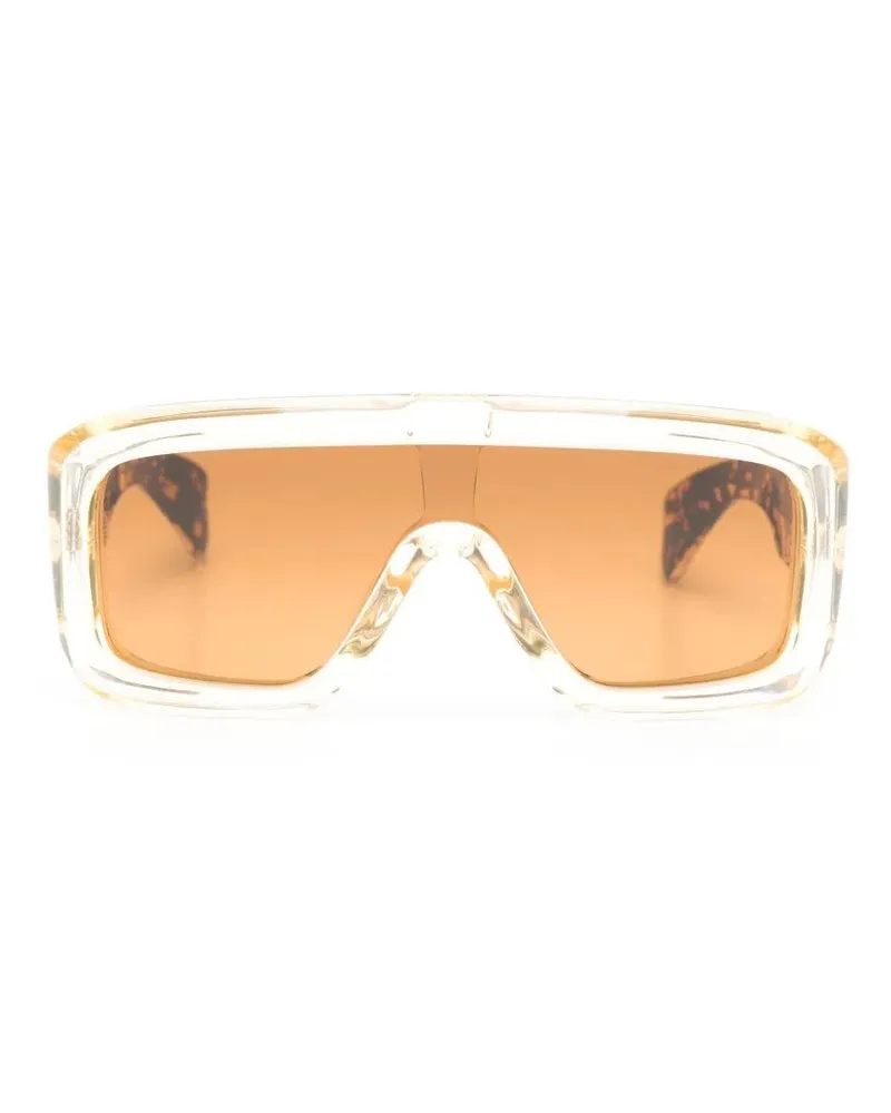 Jacques Marie Mage Sunglasses Orange Lenses "Pausa Beige