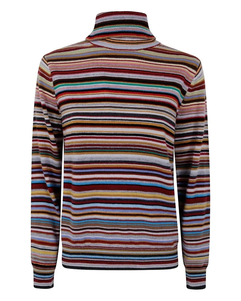 Paul Smith Womens Knitted Sweater Roll Neck Multi