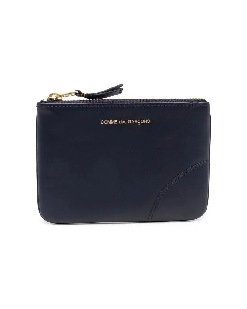 Comme des Garçons Classic Leather Line Pouch Blue