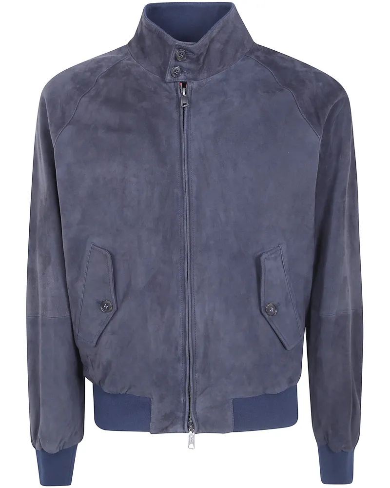 Baracuta Suede Jacket "G9 Blue