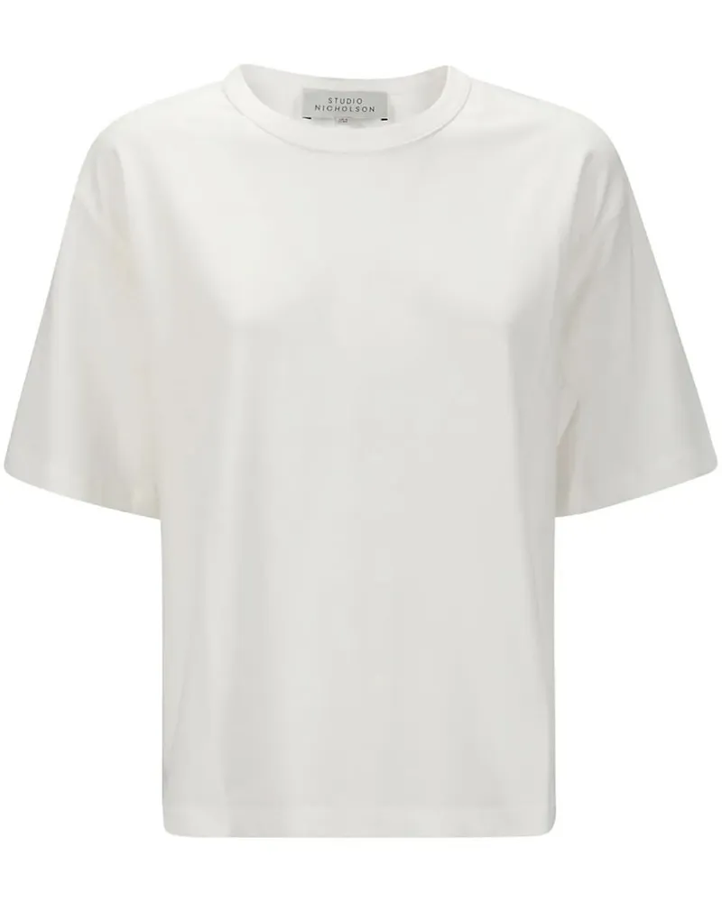 Studio Nicholson Jersey Short Sleeve T-Shirt White