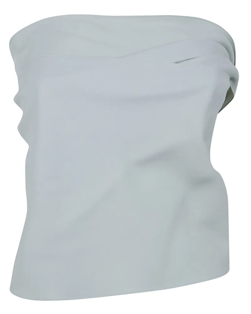 Alberta Ferretti Foulard Top Green