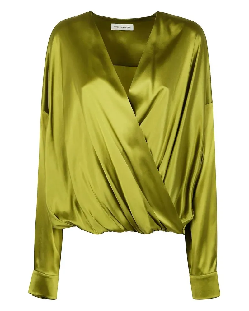 Dries van Noten Camiel 1032 W. W.Shirt By Dries Van Noten Green