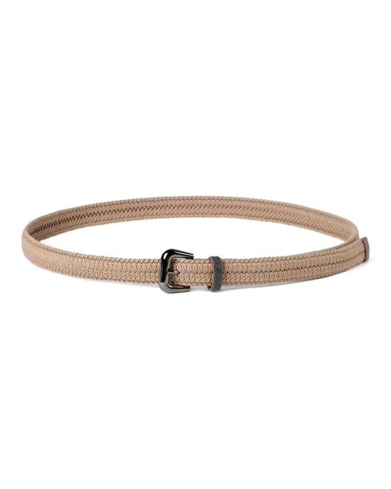 Brunello Cucinelli Slim Classic Belt Brown