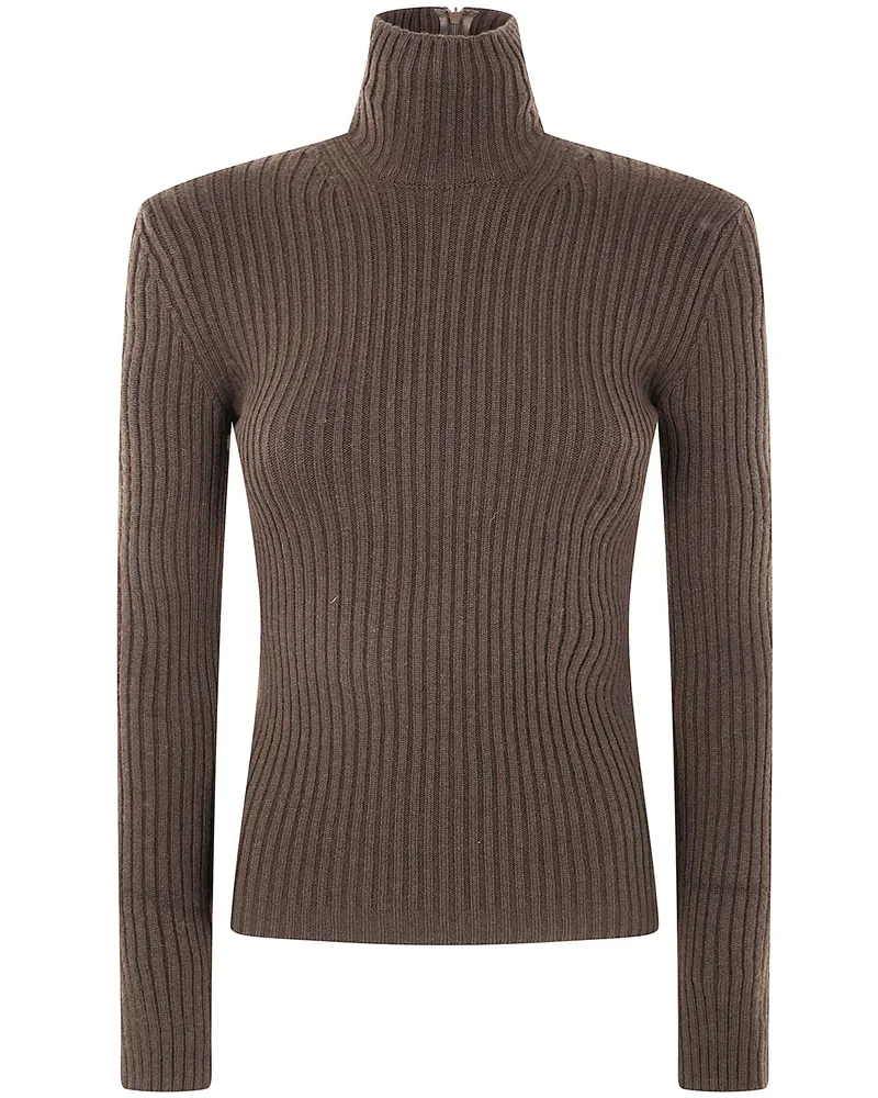 Max Mara Aral1234' Pullover Sweater Green