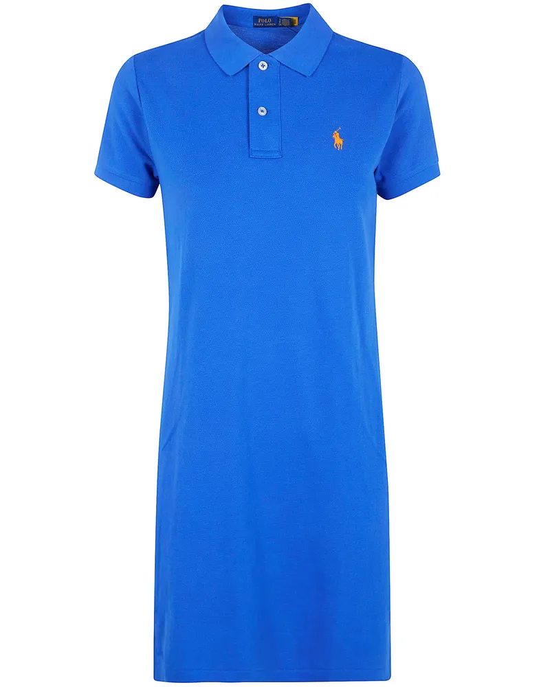 Ralph Lauren Polo Short Sleeves Mini Dress Blue