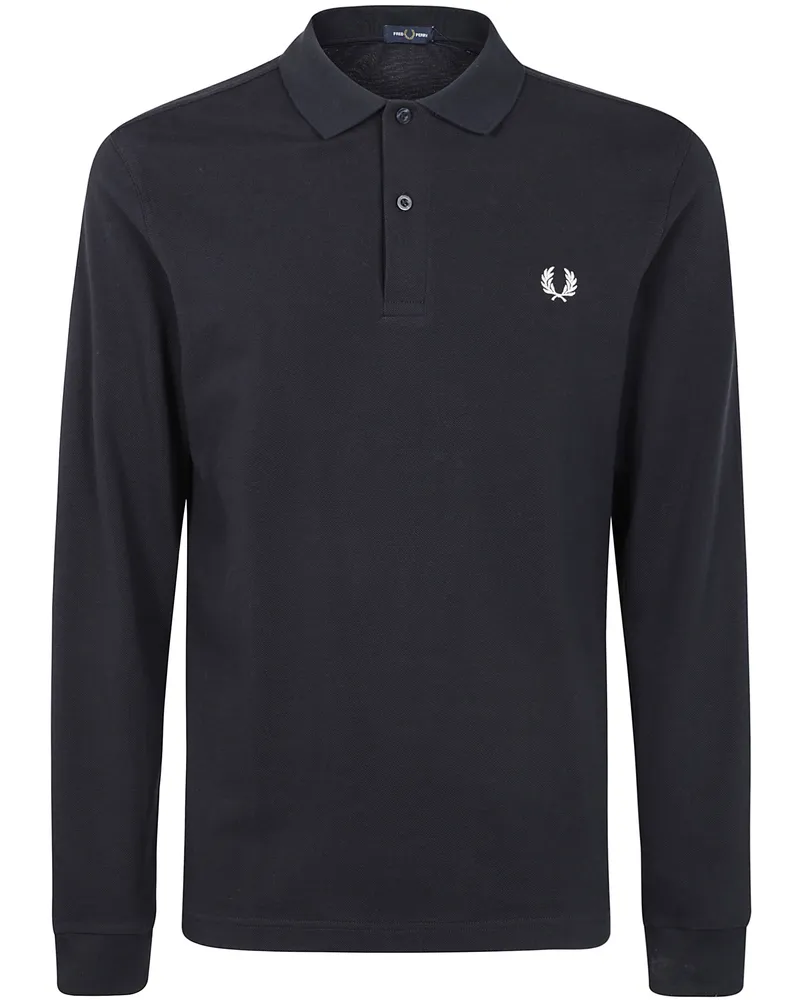 Fred Perry The Long Sleeve Fp Shirt Blue