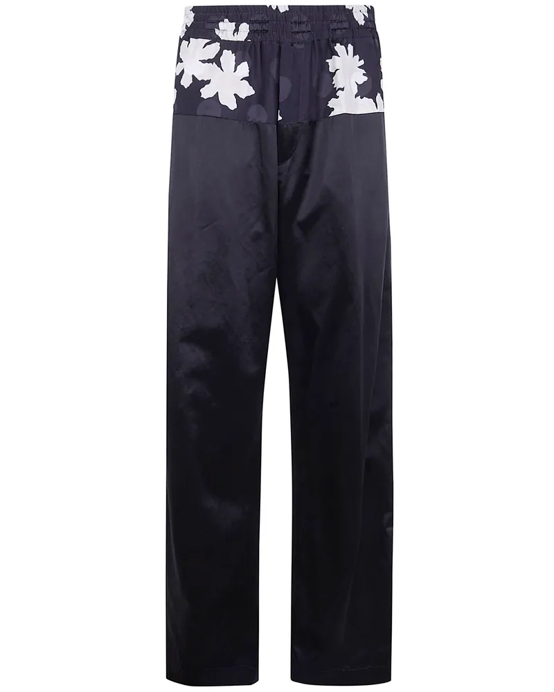 Dries van Noten Pablo" Bicolor Trousers Black