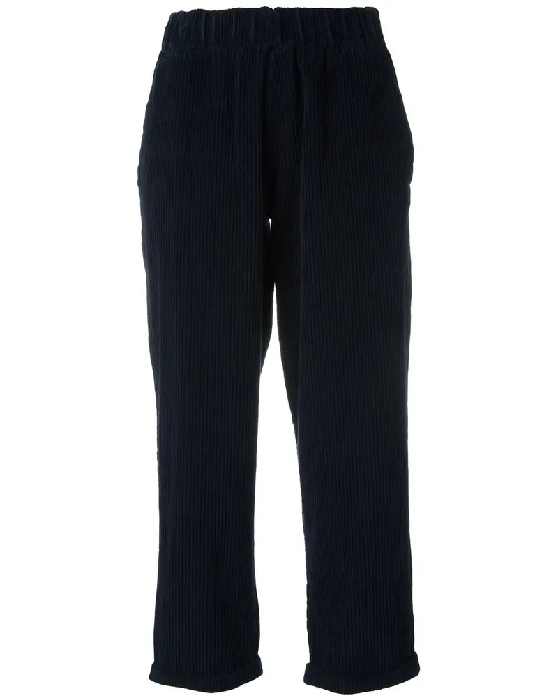 LABO.ART LABO. ART Velvet "Paride" Trousers Blue