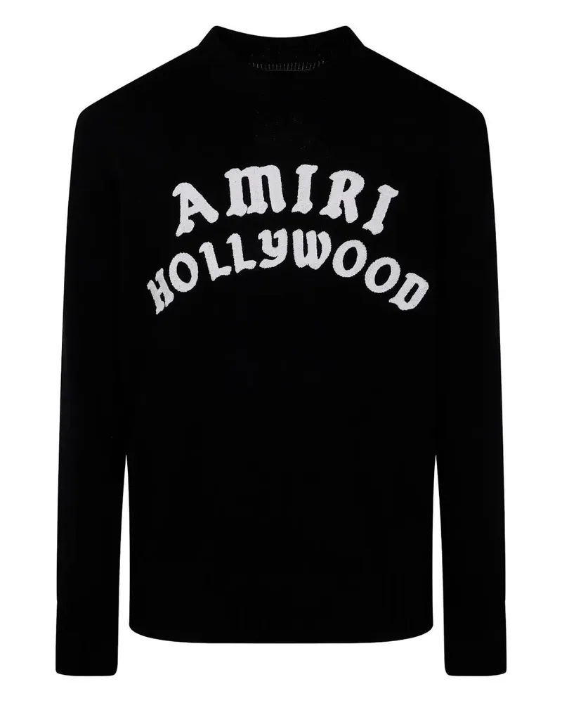 Amiri Amiri Hollywood Crewneck Sweatshirt Black