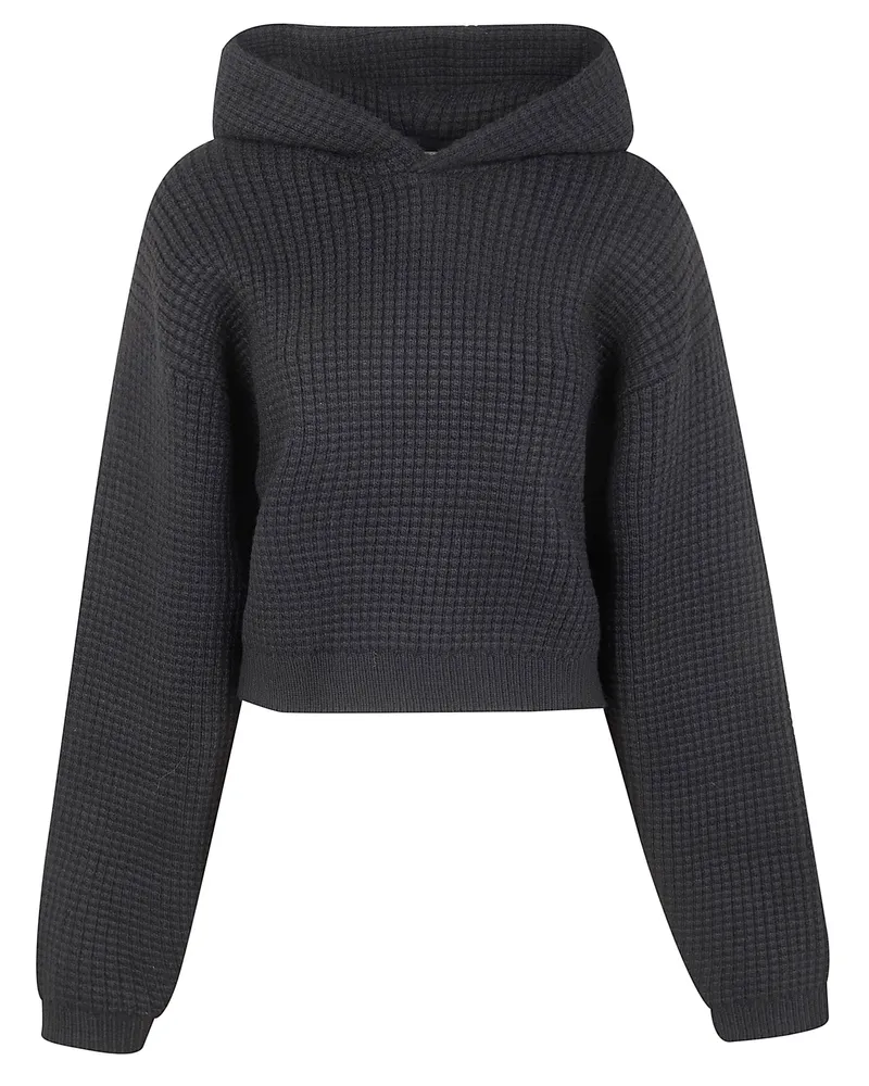 Fear of God Womens Heavy Waffle 90`S" Hoodie Black