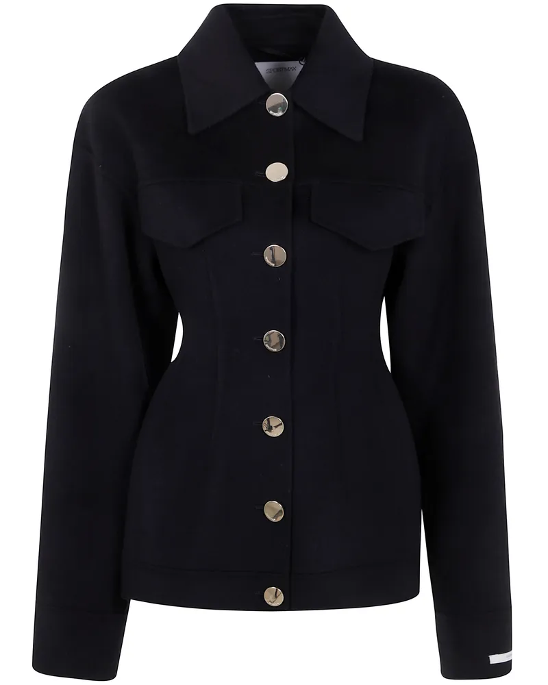 Max Mara Fitted "Egeo" Jacket Black