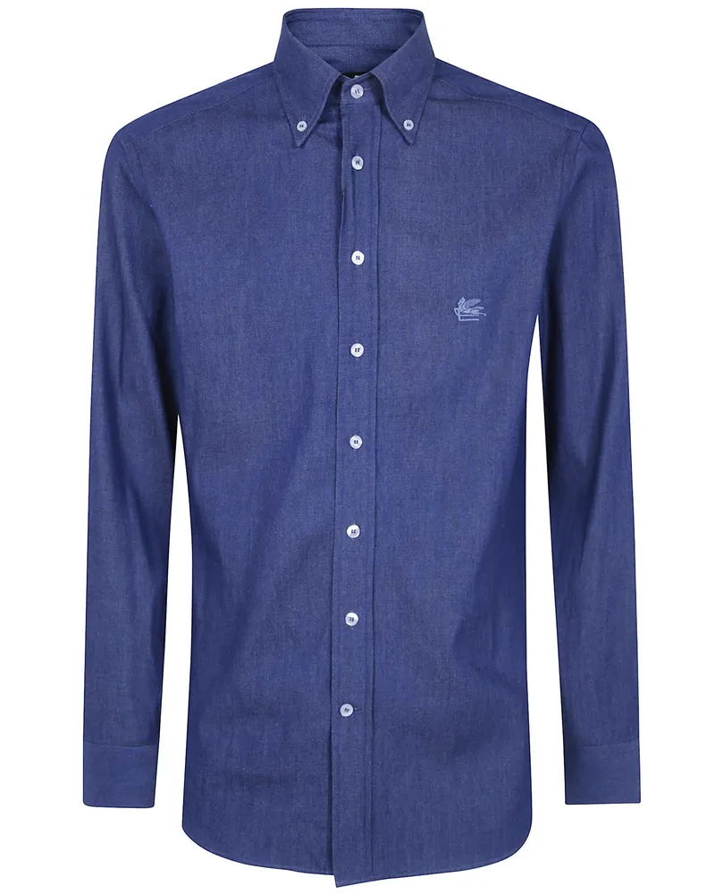 Etro Shirt Classic Blue Blue