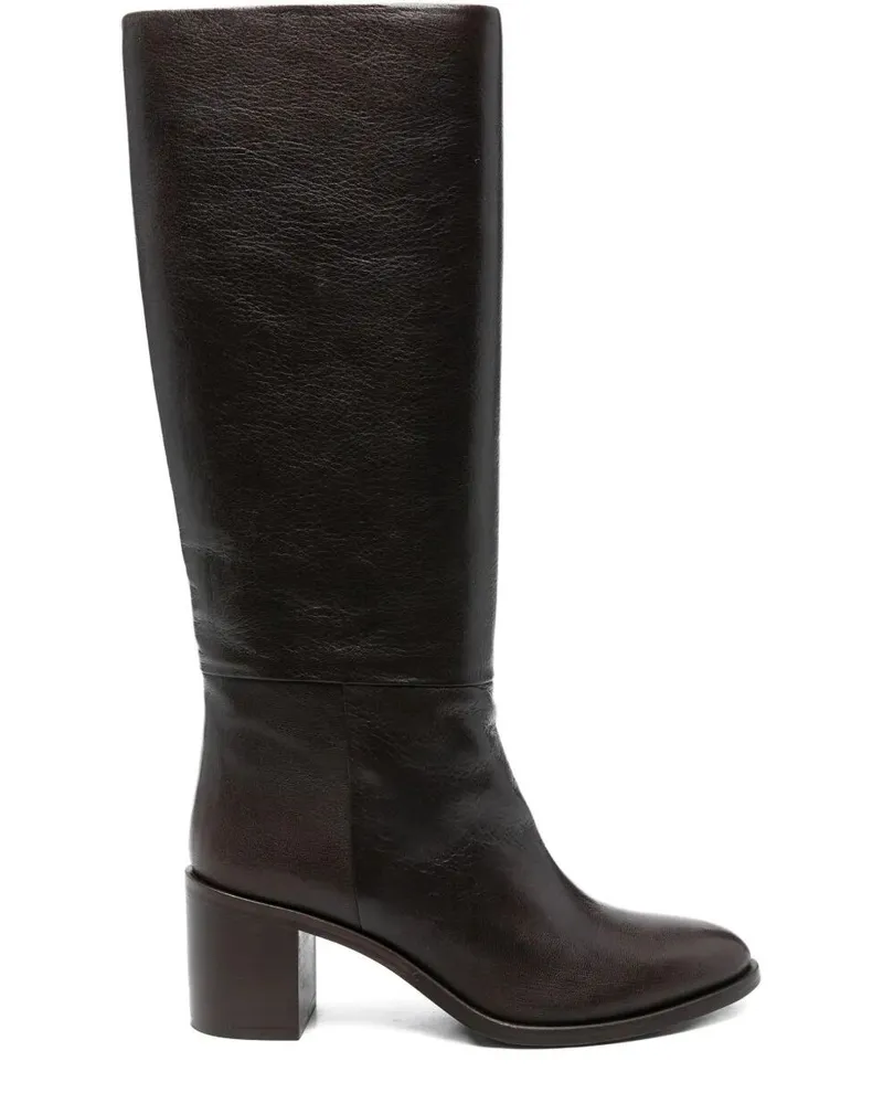 P.A.R.O.S.H. P. A.R. O.S. H. Leather Boot Brown