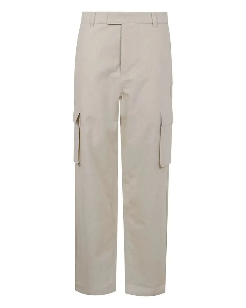 Daily Paper Linen Cargo Pants Beige