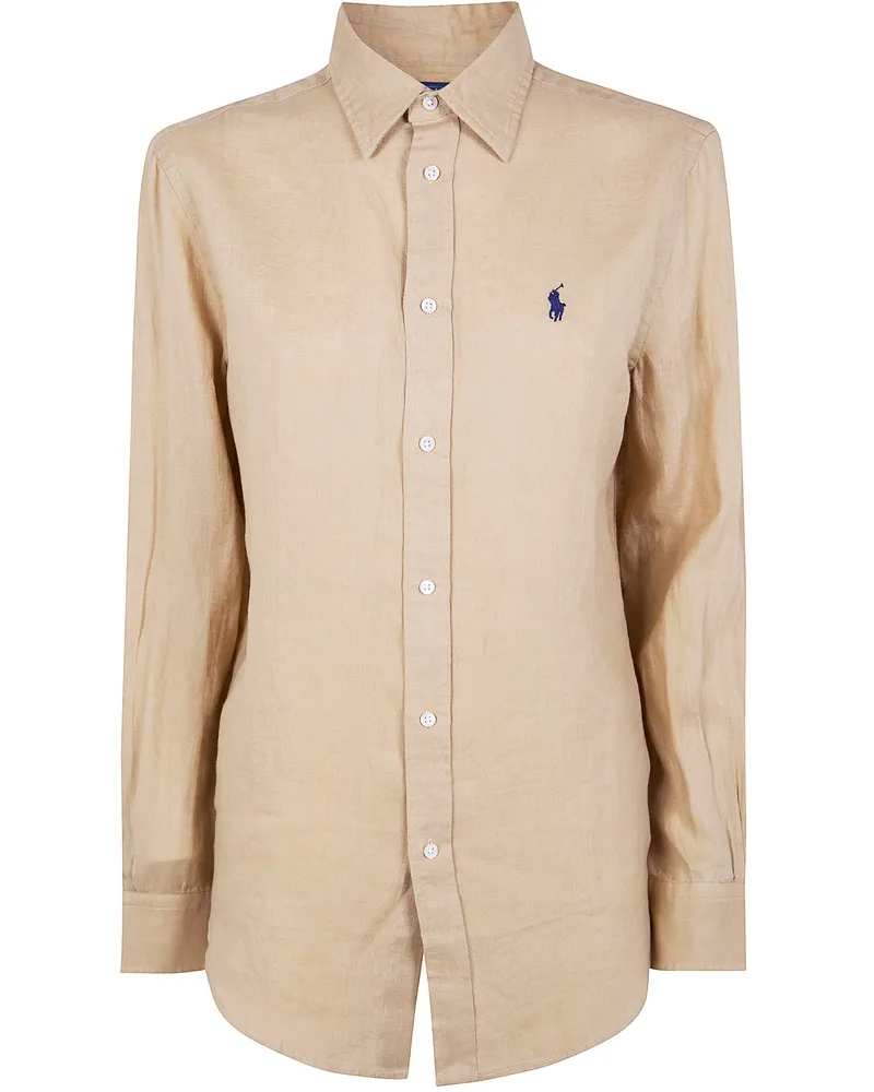 Ralph Lauren Classic Long Sleeves Shirt Brown