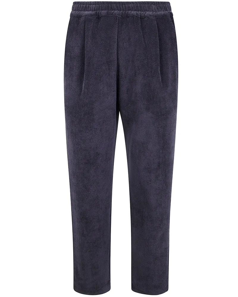 Family First Chino Velvet Trousers Black