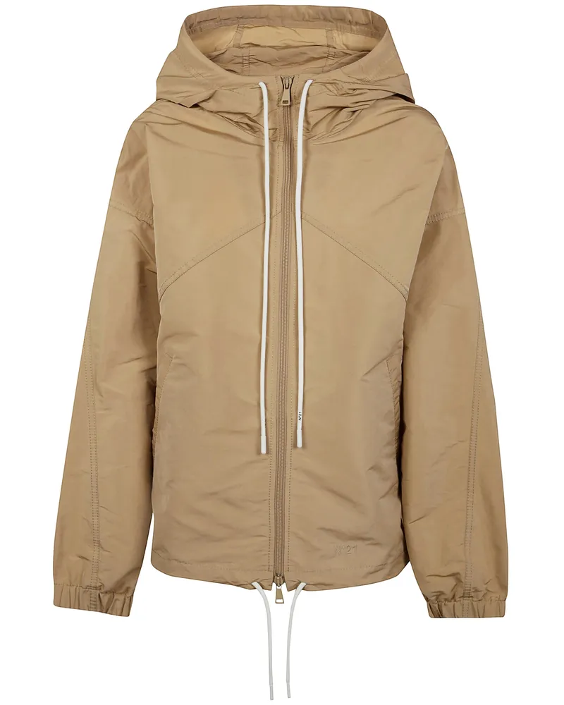 N° 21 Polyester Jacket Beige