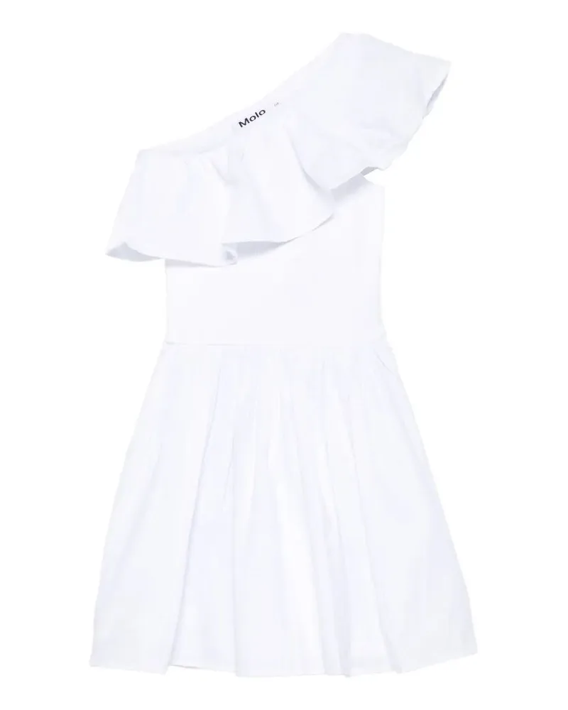 Molo Chloey" Short Sleeves Dress By Molo White