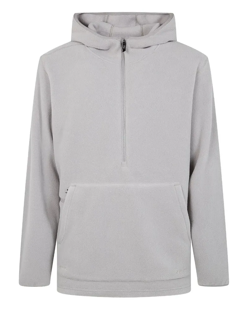 Snow Peak Water Repellent Fleece" Hoodie Gray