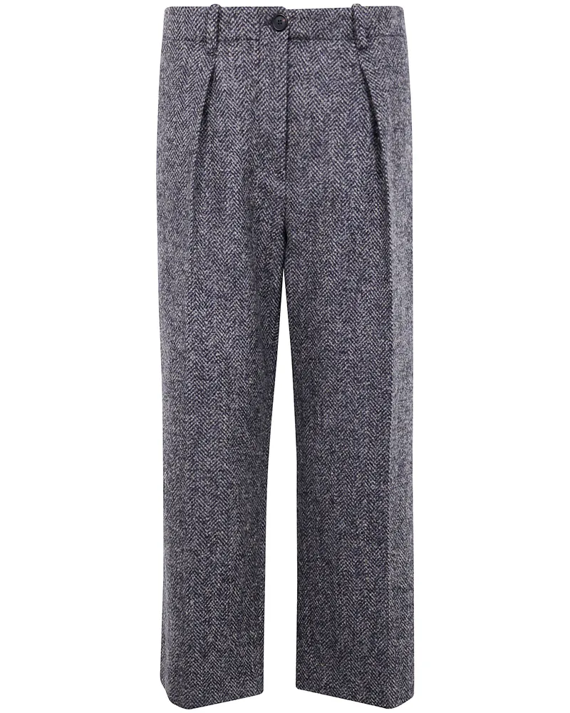 Brunello Cucinelli Cropped Suits Pants Beige