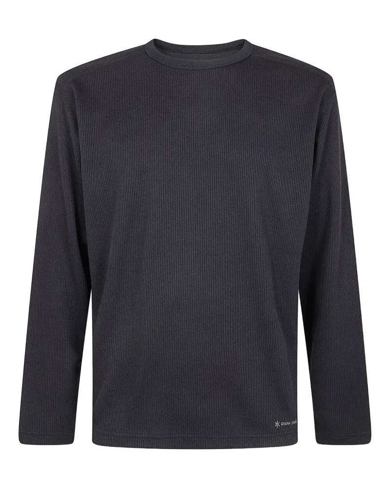 Snow Peak Dry Thermal" Long Sleeves T-Shirt Black