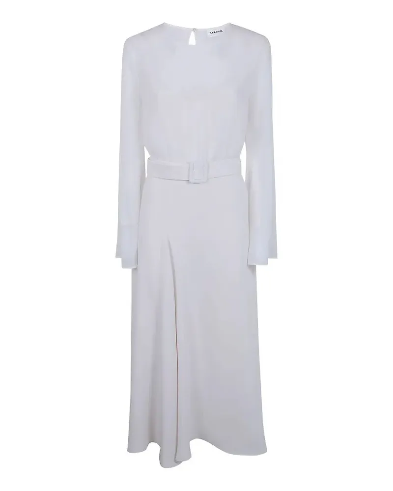 P.A.R.O.S.H. P. A.R. O.S. H. "Panty26" Cady Midi Dress White