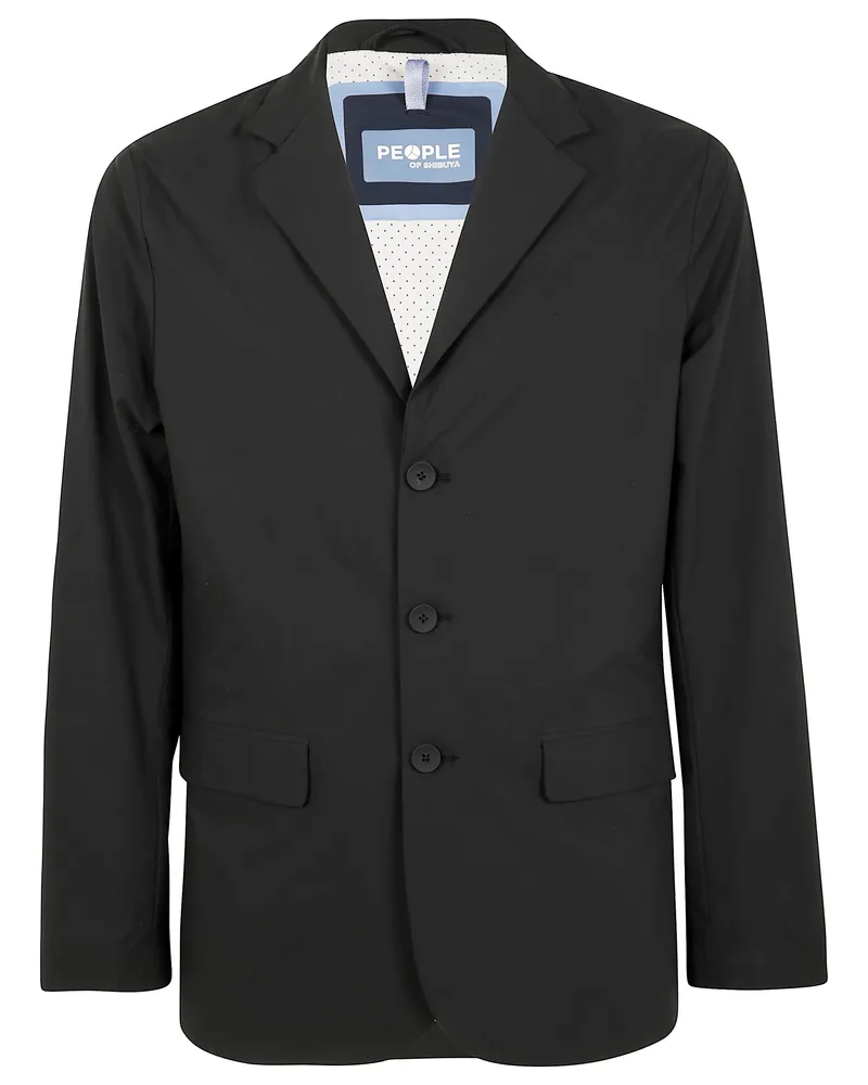 People of Shibuya Jacket Front Button Black