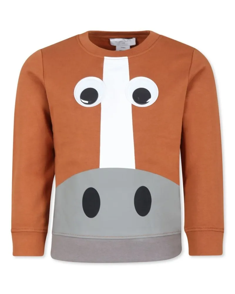 Stella McCartney Kids SWEATSHIRT Brown