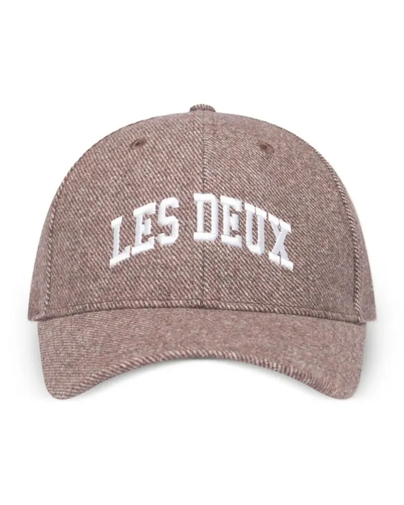 LES DEUX Les Deux" Wool Baseball Cap Gray