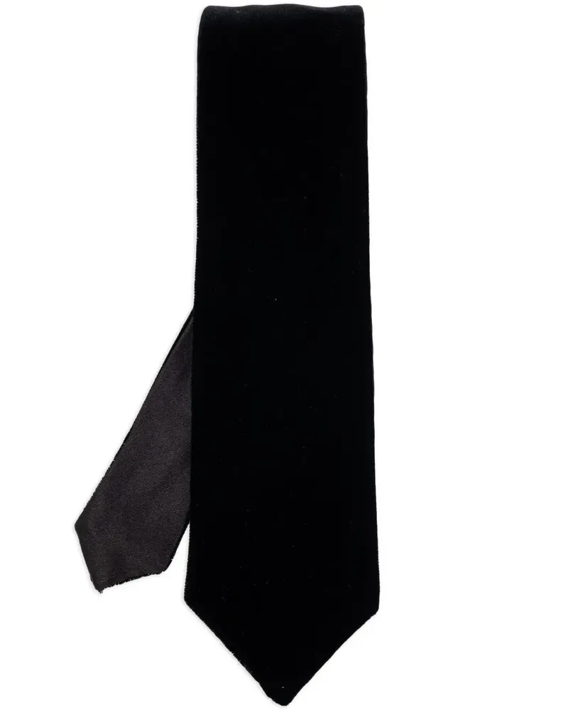 Giorgio Armani Woven Jacquard Tie Black