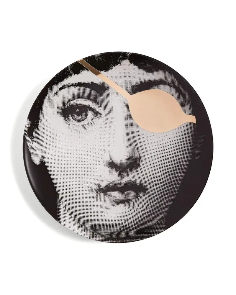 Fornasetti Theme And Variations N.08" Plate Multi
