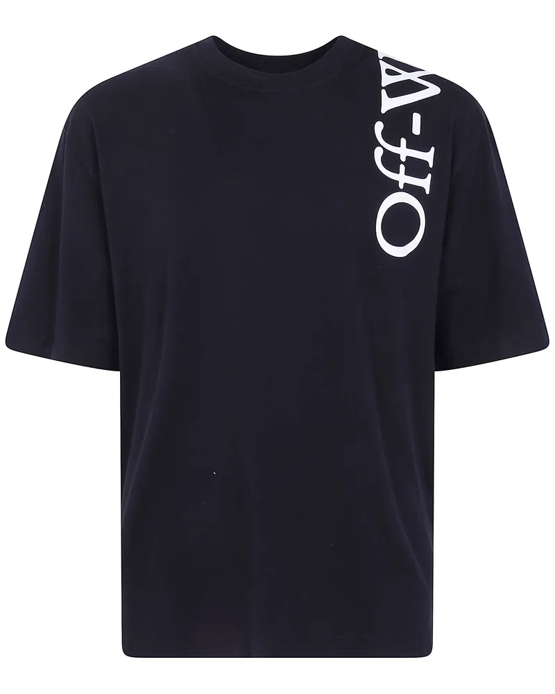 OFF-WHITE T-Shirt Short Sleeves "Vertical Bookish Skate Black