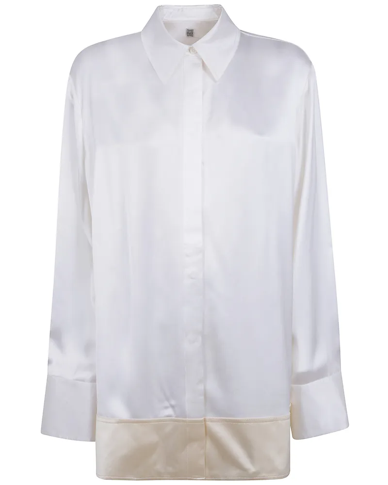 Totême Soft Tuxedo Shirt White