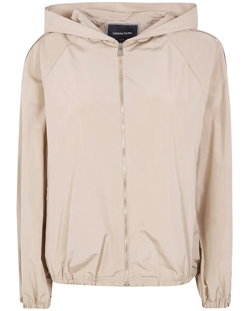 Fabiana Filippi Bomber Sport Light Jacket Red