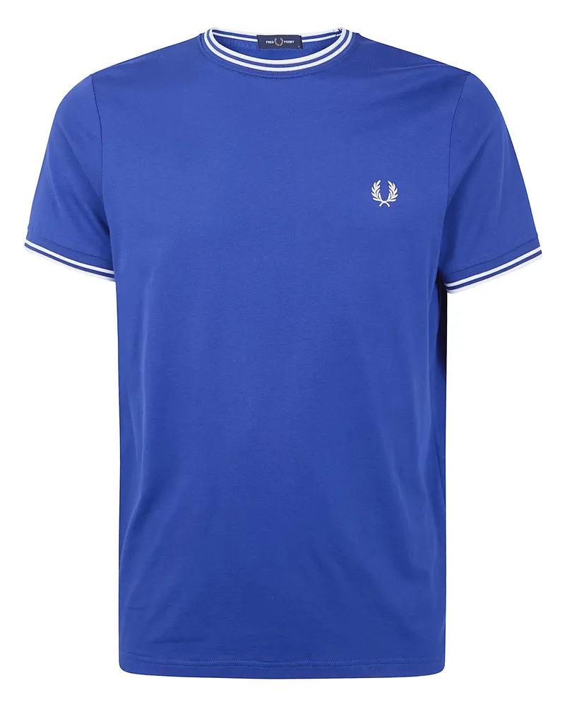 Fred Perry Fred Perry" Twin Tipped T-Shirt Blue