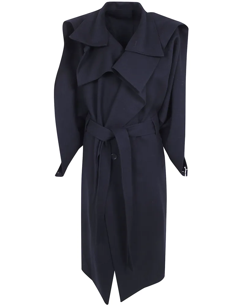 Issey Miyake Black Coat "Calligraph Black