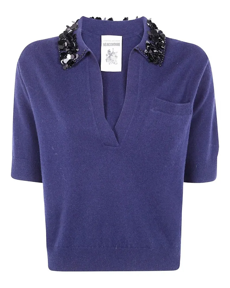 Semicouture Giulia" Sweater Blue