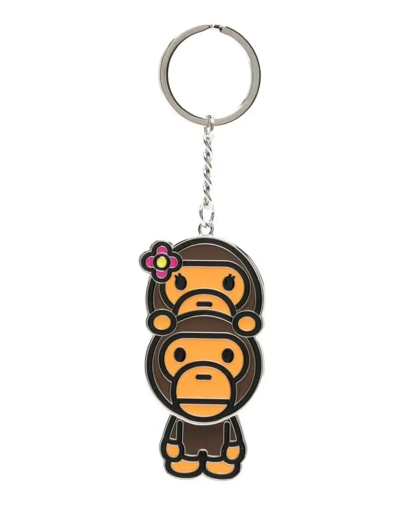 BAPE Baby Lisa On Baby Milo Key Chain K' Keychain Brown