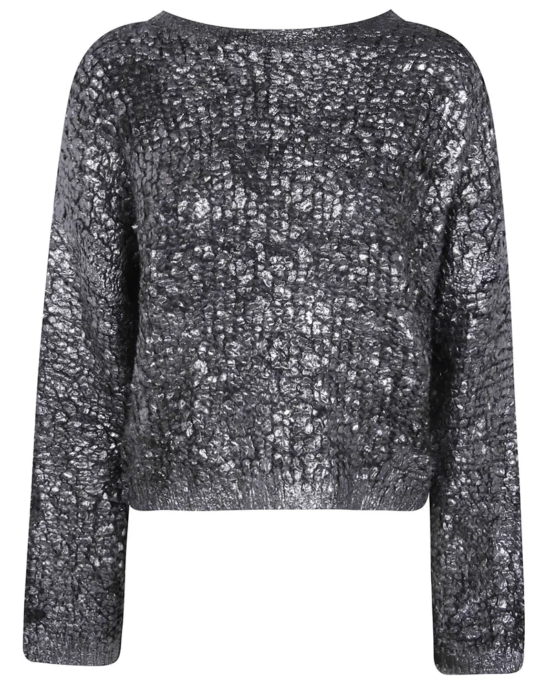 Avant Toi Sweater Cashmere And Silk "Hand Painted Cashmere And Silk Ro Green