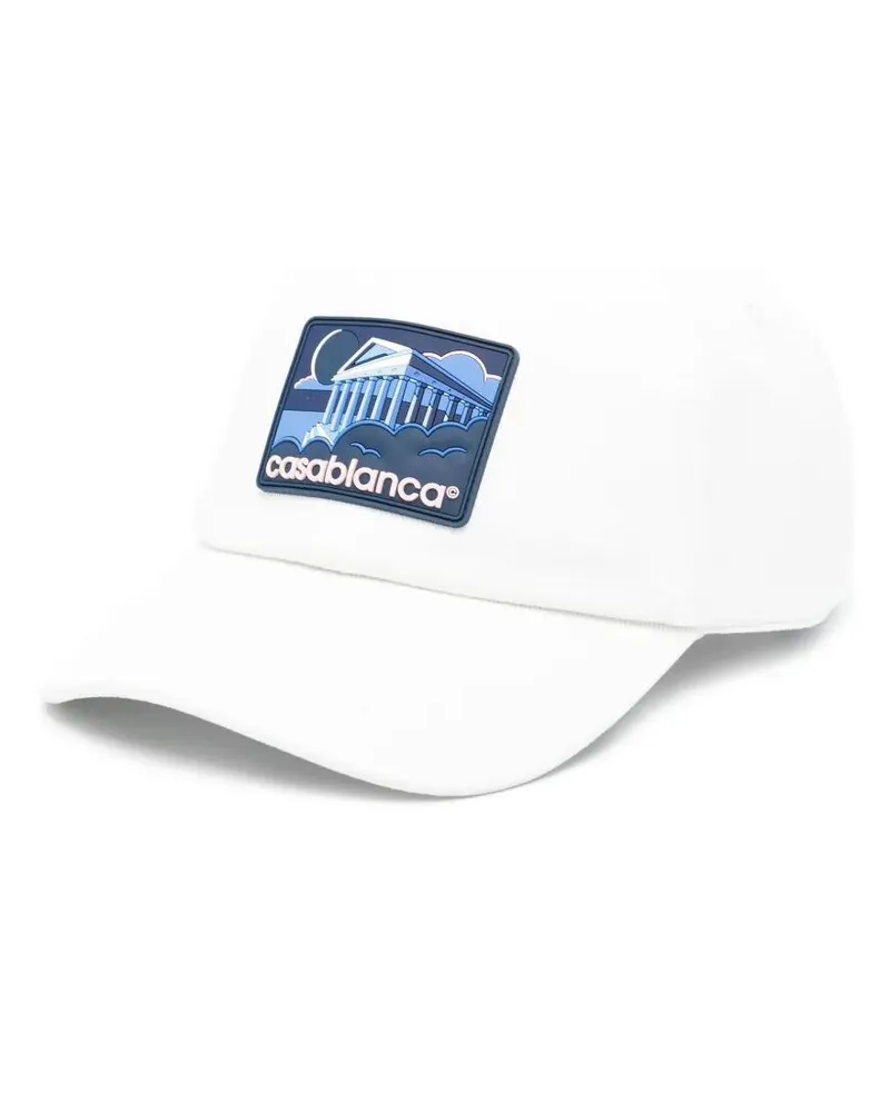 Casablanca Paris Greek Temple Rubber Cap White