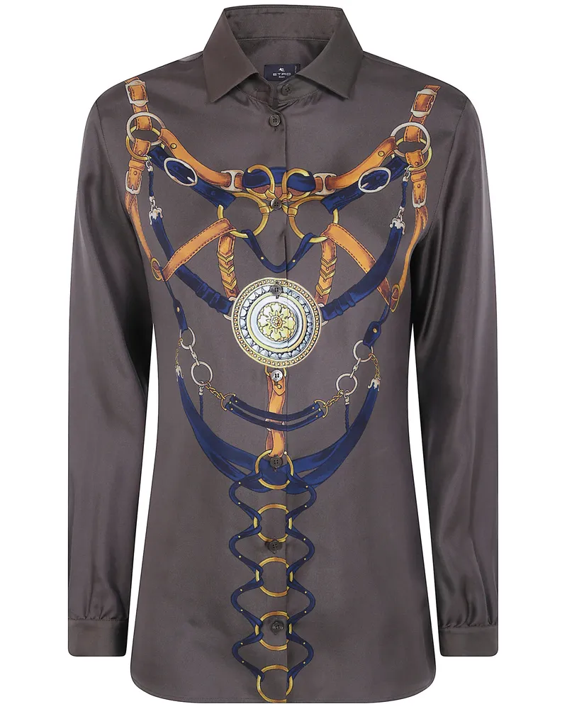 Etro Printed Shirt Multi