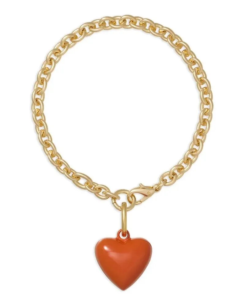 Roxanne Assoulin The Mini Puffy Heart" Bracelet Red